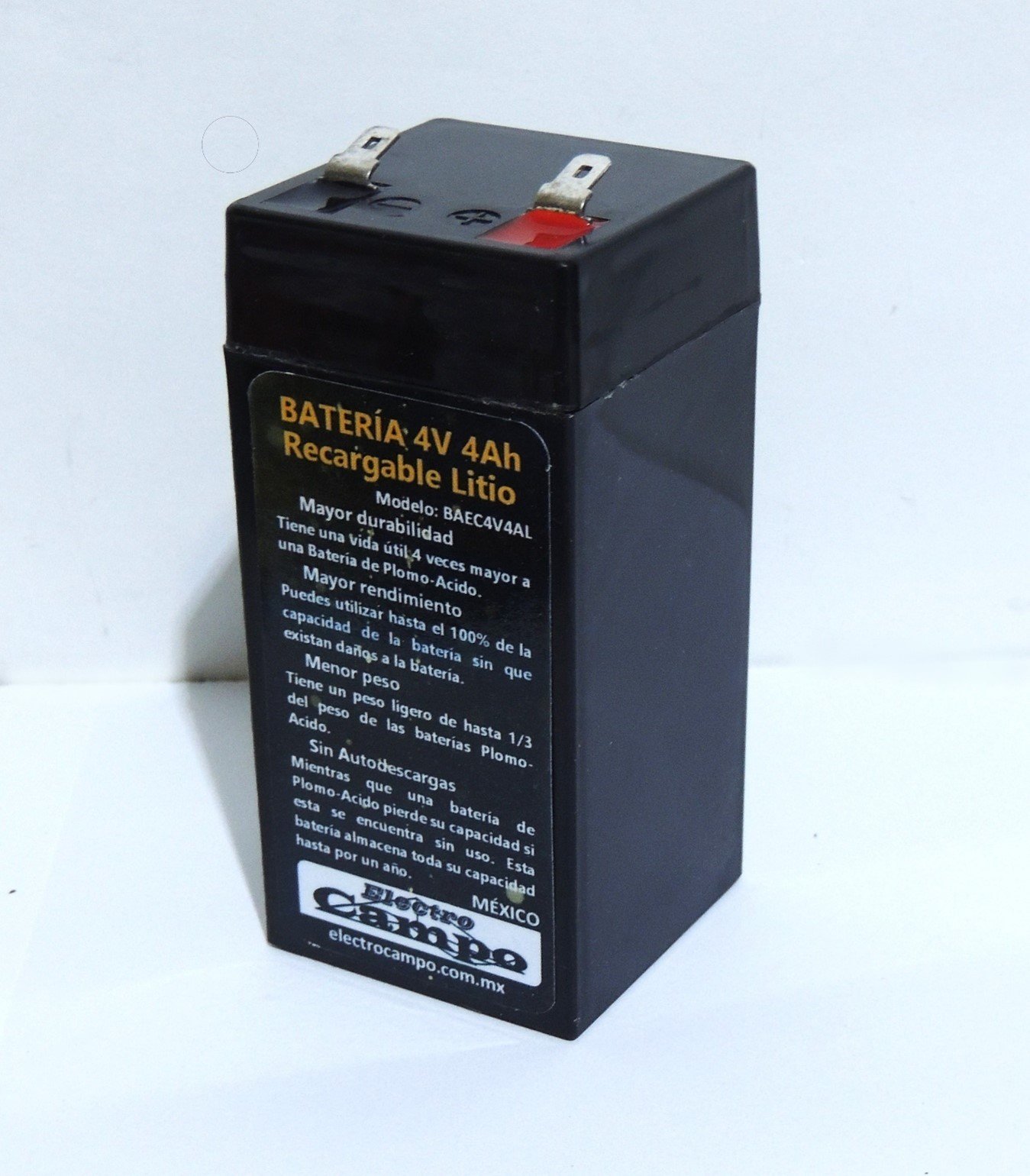 Batería 4v 4Ah Litio Universal