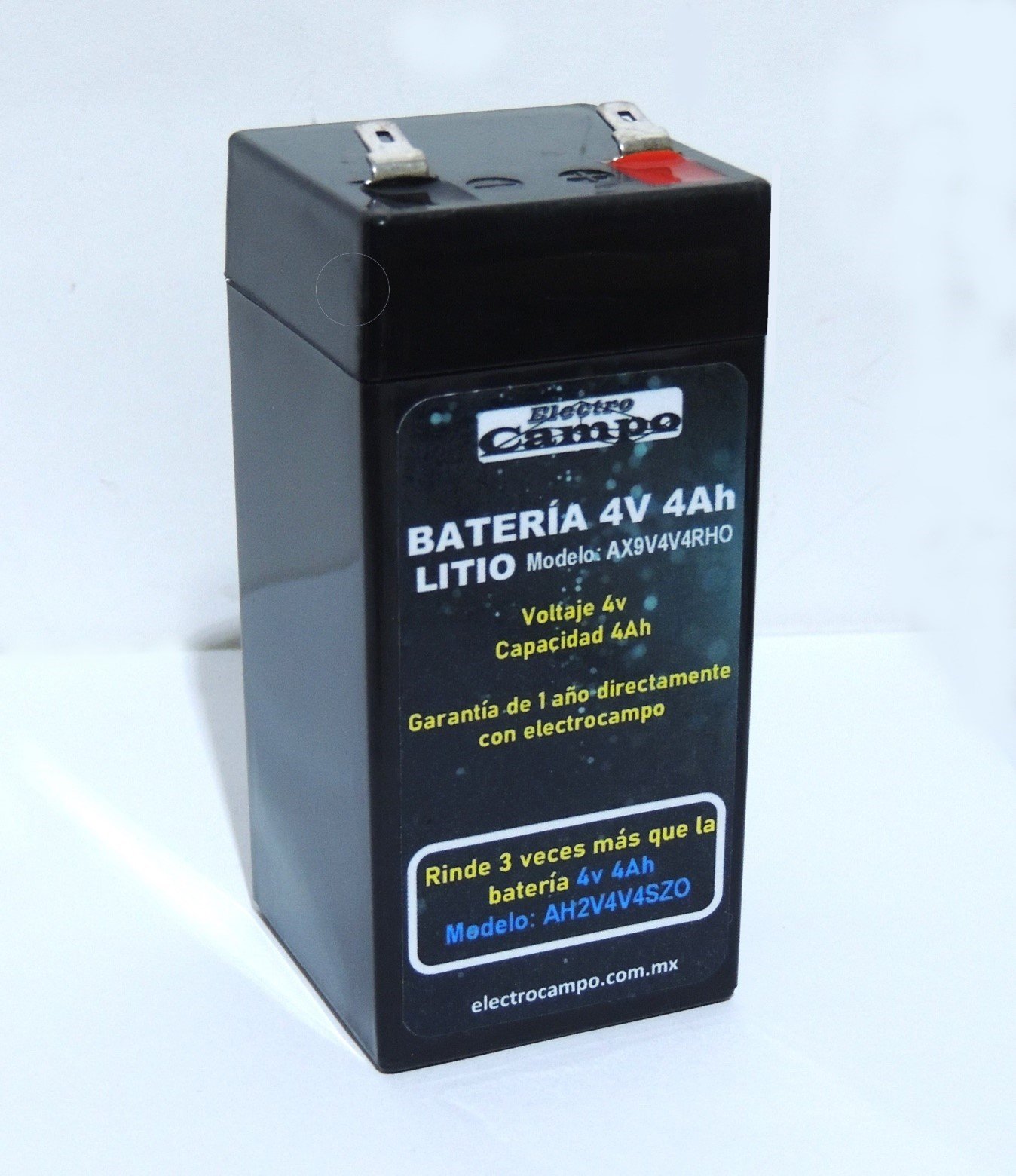 Batería 4v 4Ah Litio Universal PREMIUN Electro Campo