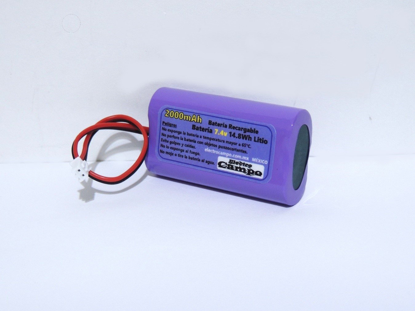 Batería Pila Recargable 7.4v 2000mAh (Conector 1) Jst Xh 2.54