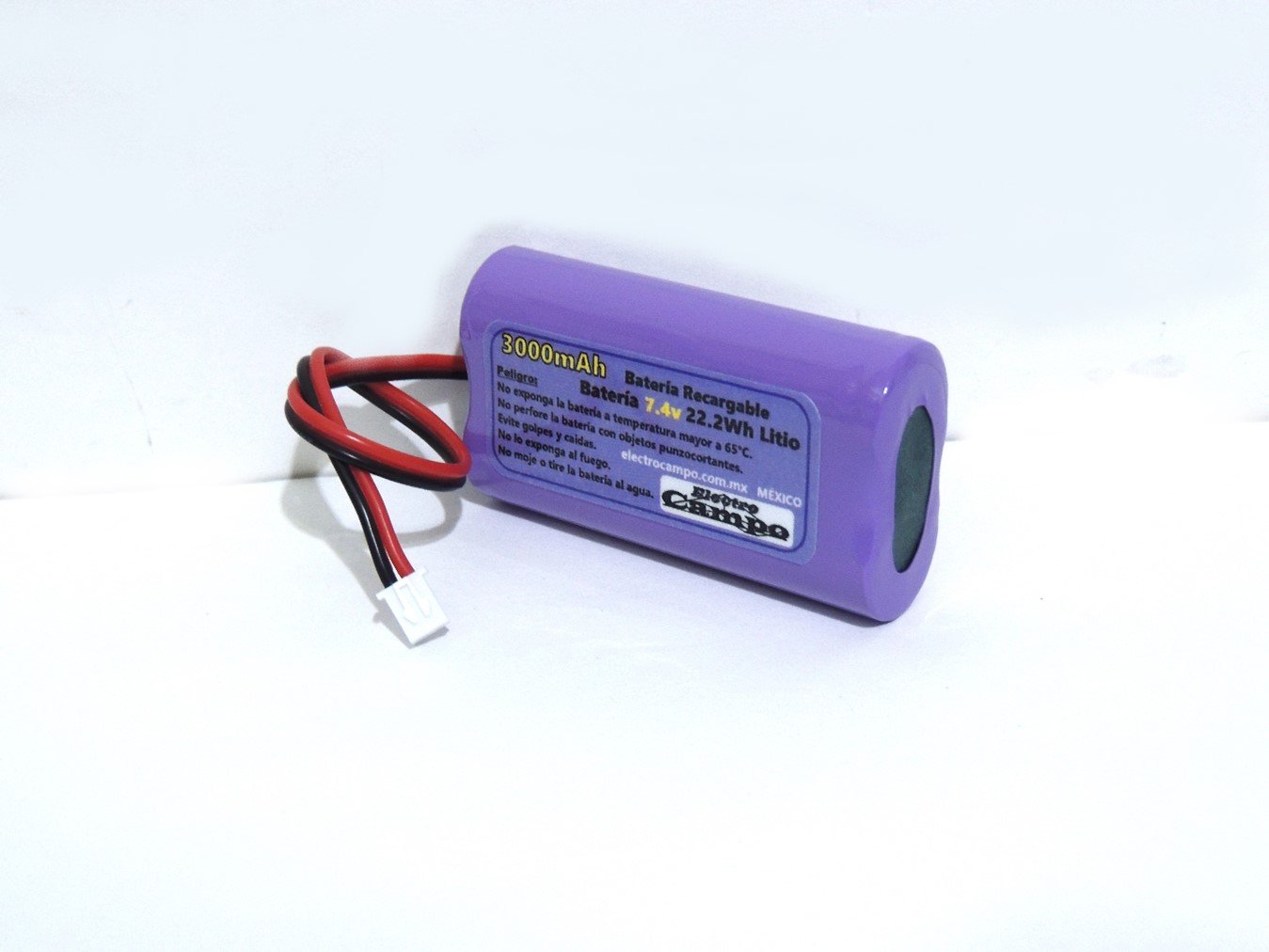 Batería Pila Recargable 7.4v 3000mAh (Conector 1) Jst Xh 2.54