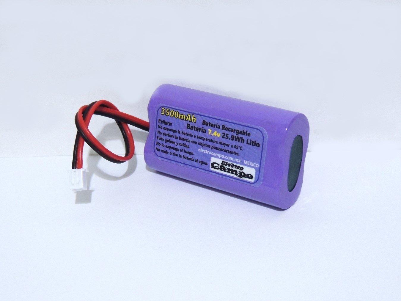 Batería Pila Recargable 7.4v 3500mAh (Conector 1) Jst Xh 2.54