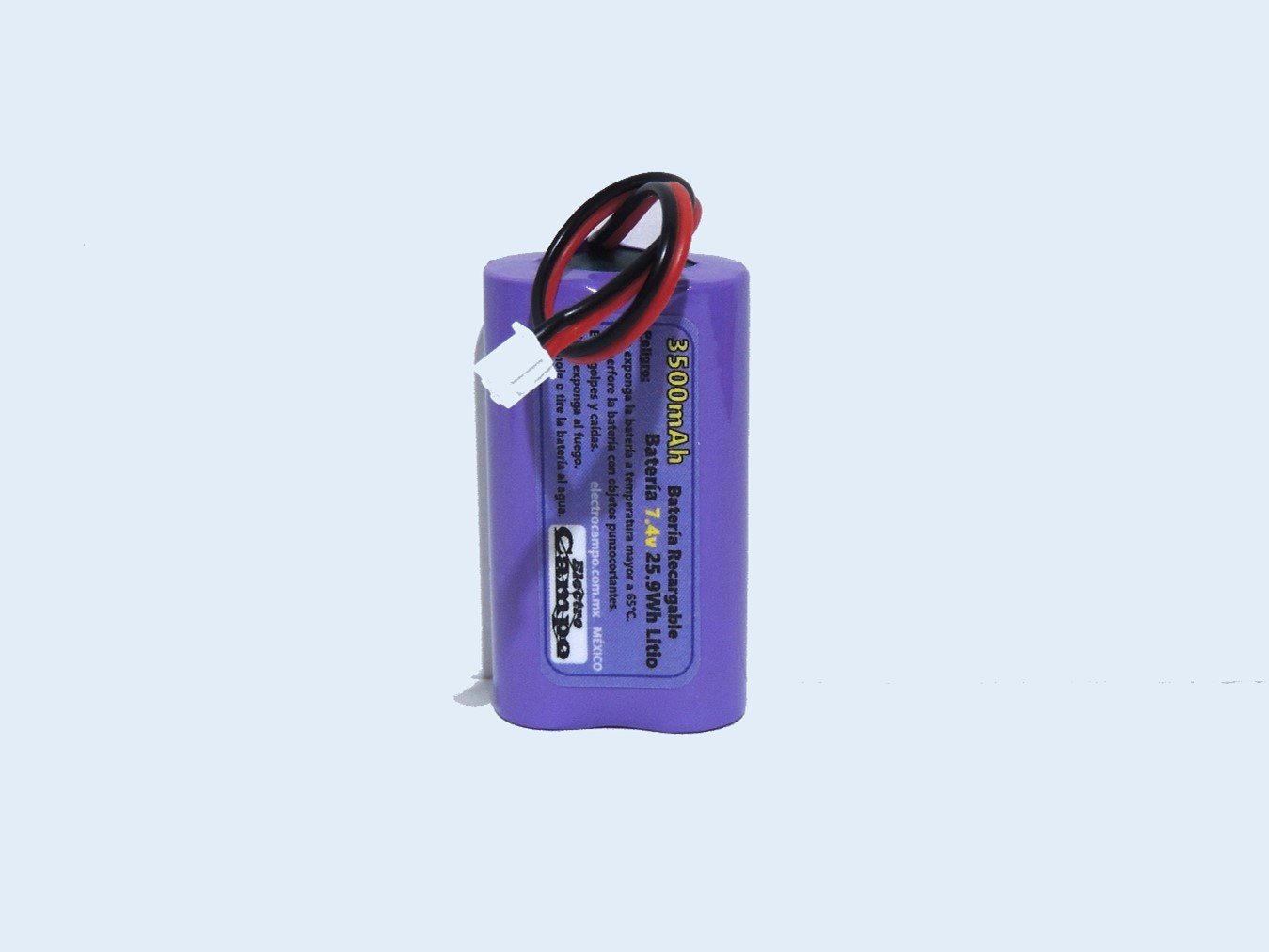 Batería Pila Recargable 7.4v 3500mAh (Conector 2) Jst Xh 2.54