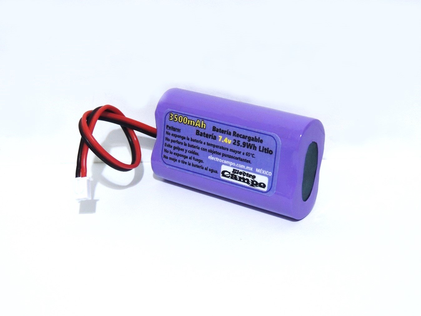 Pila Batería Recargable 7.4v 3500mAh Conector Xh 2.54 – Ph 2.0 – SM 2.54