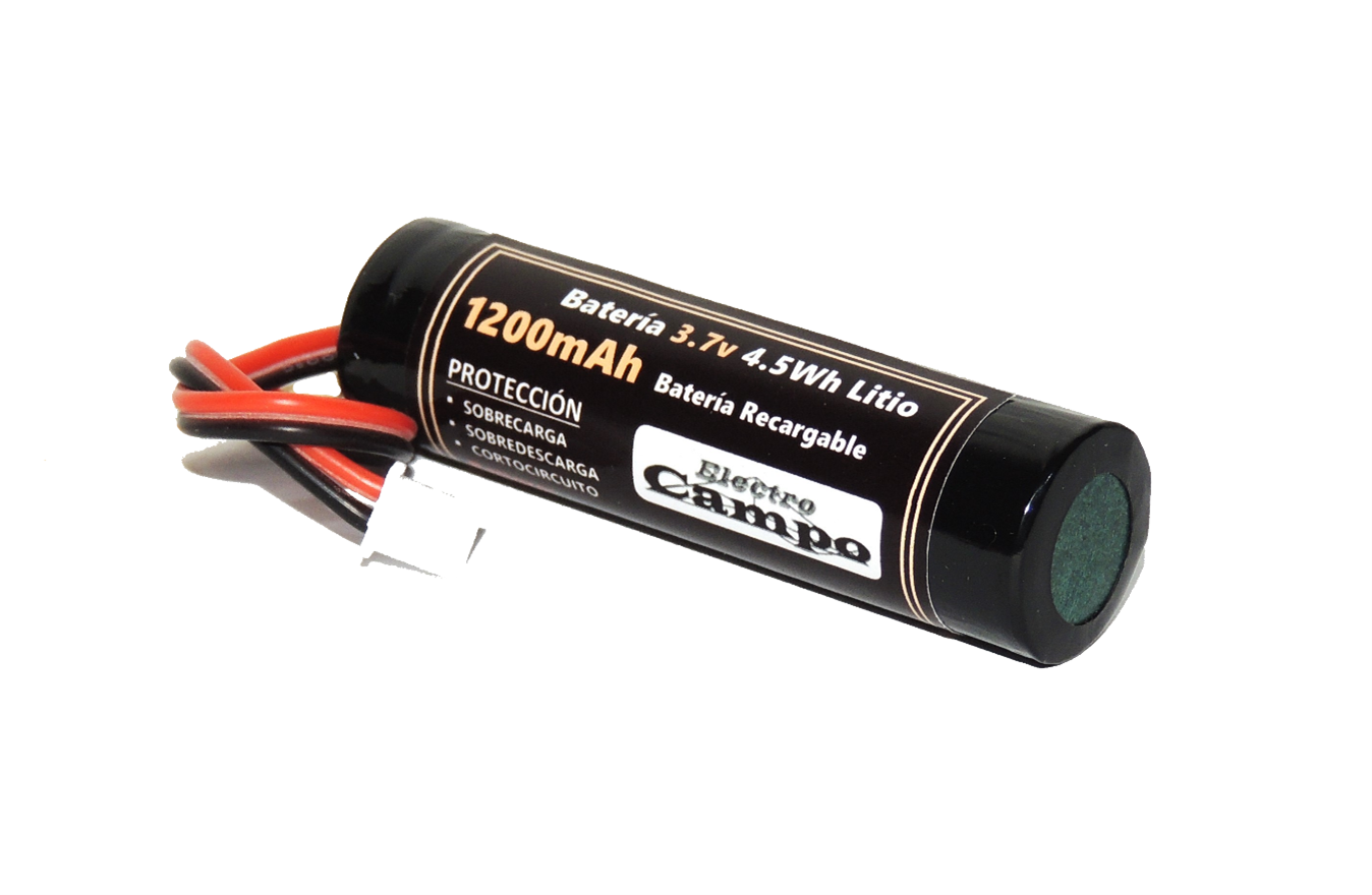 Pila Batería Recargable 3.7v 1200mAh Conector Xh 2.54 – Ph 2.0 – SM 2.54