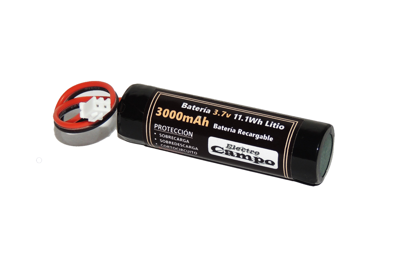 Pila Batería Recargable 3.7v 3000mAh Conector Xh 2.54 – Ph 2.0 – SM 2.54