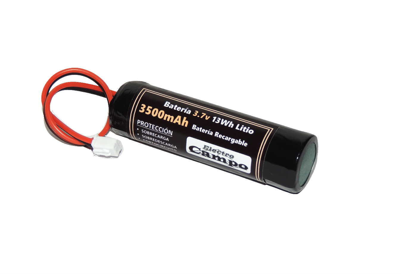 Pila Batería Recargable 3.7v 3500mAh Conector Xh 2.54 – Ph 2.0 – SM 2.54