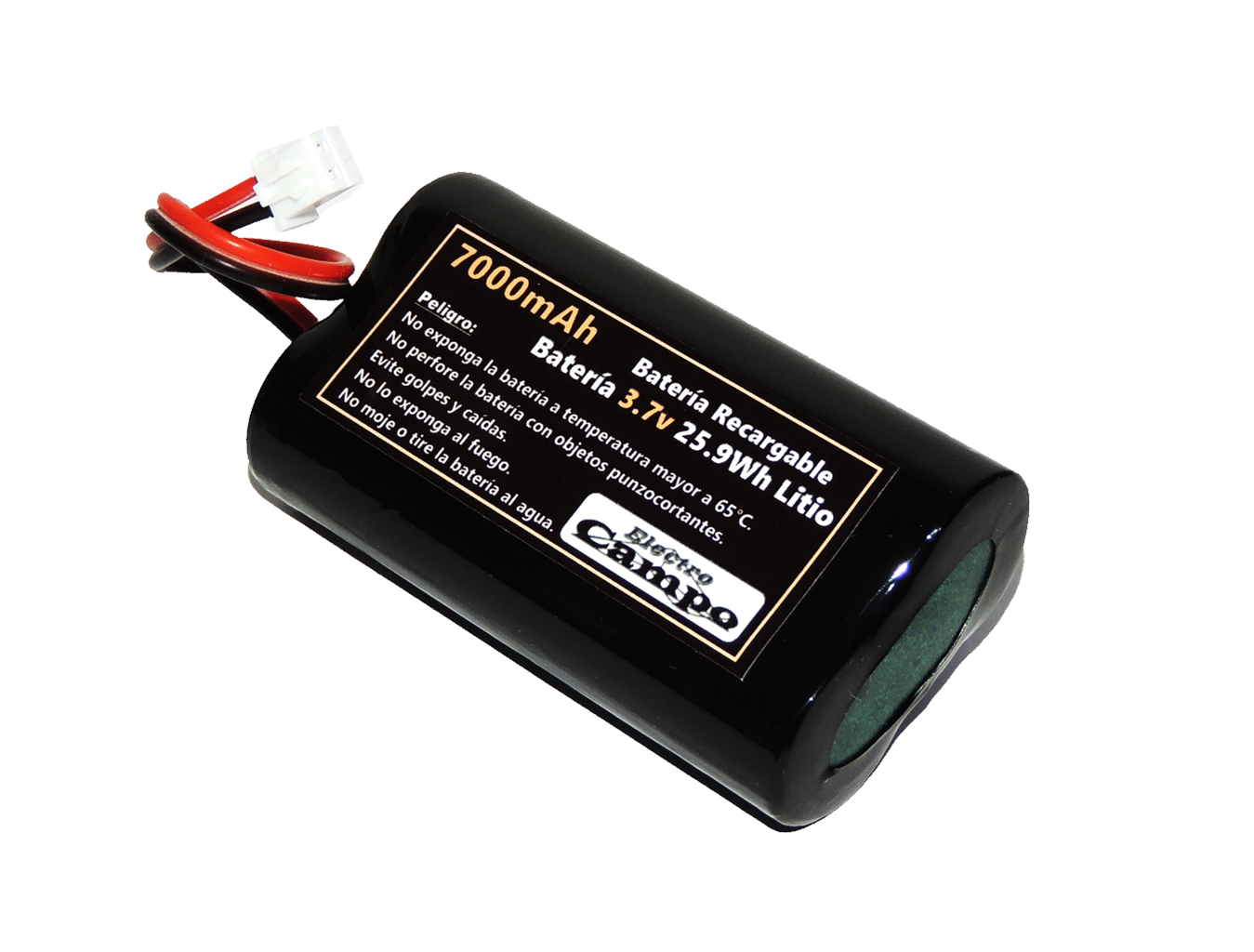 Pila Batería Recargable 3.7v 7000mAh Conector Xh 2.54 – Ph 2.0 – SM 2.54